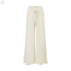 SWAYING 25 Spring/Summer Flared Wool Trousers SW-SW25PS3B12-BAI White SW25PS3B12